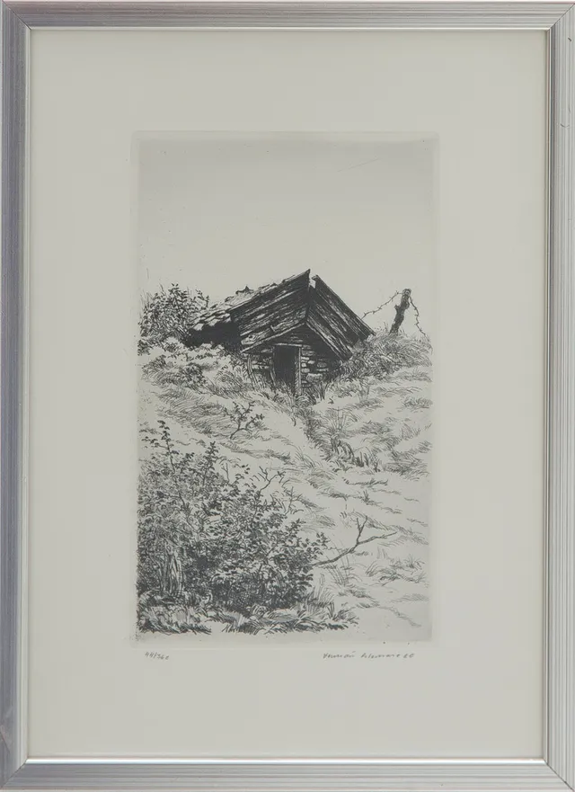 LENNART GLEMME. GRAFISKT BLAD, signerat, 1900-tal.
