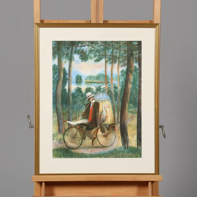 KJELL SUNDBERG. LITOGRAFI, signerad samt numrerad 81/195.