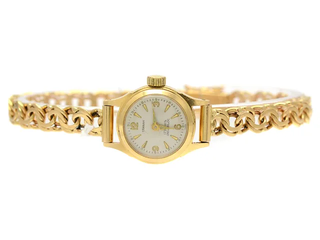 Tärnan Damur 18K manuell med Bismarckarmband 18K brv27g