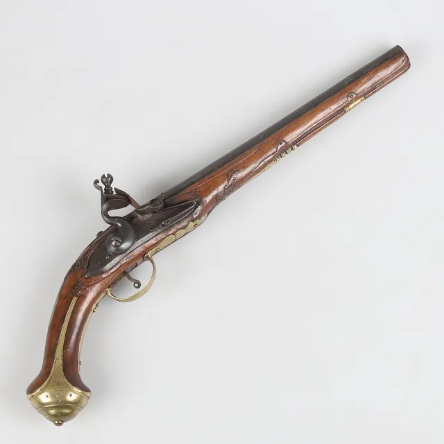 FLINLÅSPISTOL, ottomansk kulturområde, 17/1800-tal.