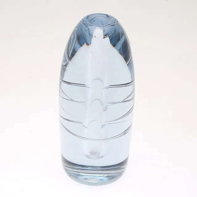 GUNNAR NYLUND. Vas, glas, Strömbergshyttan, signerad.