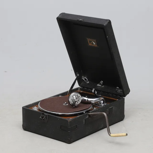 RESEGRAMMOFON, "His Master Voice", 1900-talets första hälft.