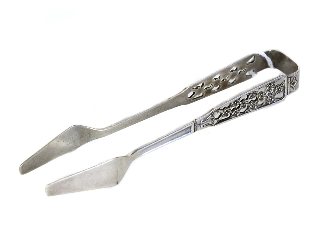 Sockertång S830 16,5g 112mm, modell: Prinsess, från Cesons — Silver/Matsilver — Kaplans