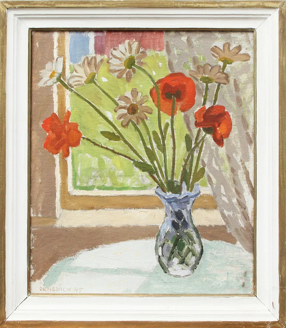 LENNART ÖRNEBÄCK. OLJA, på duk, signerad, 1945. — Paintings — Kalmar Auktionsverk