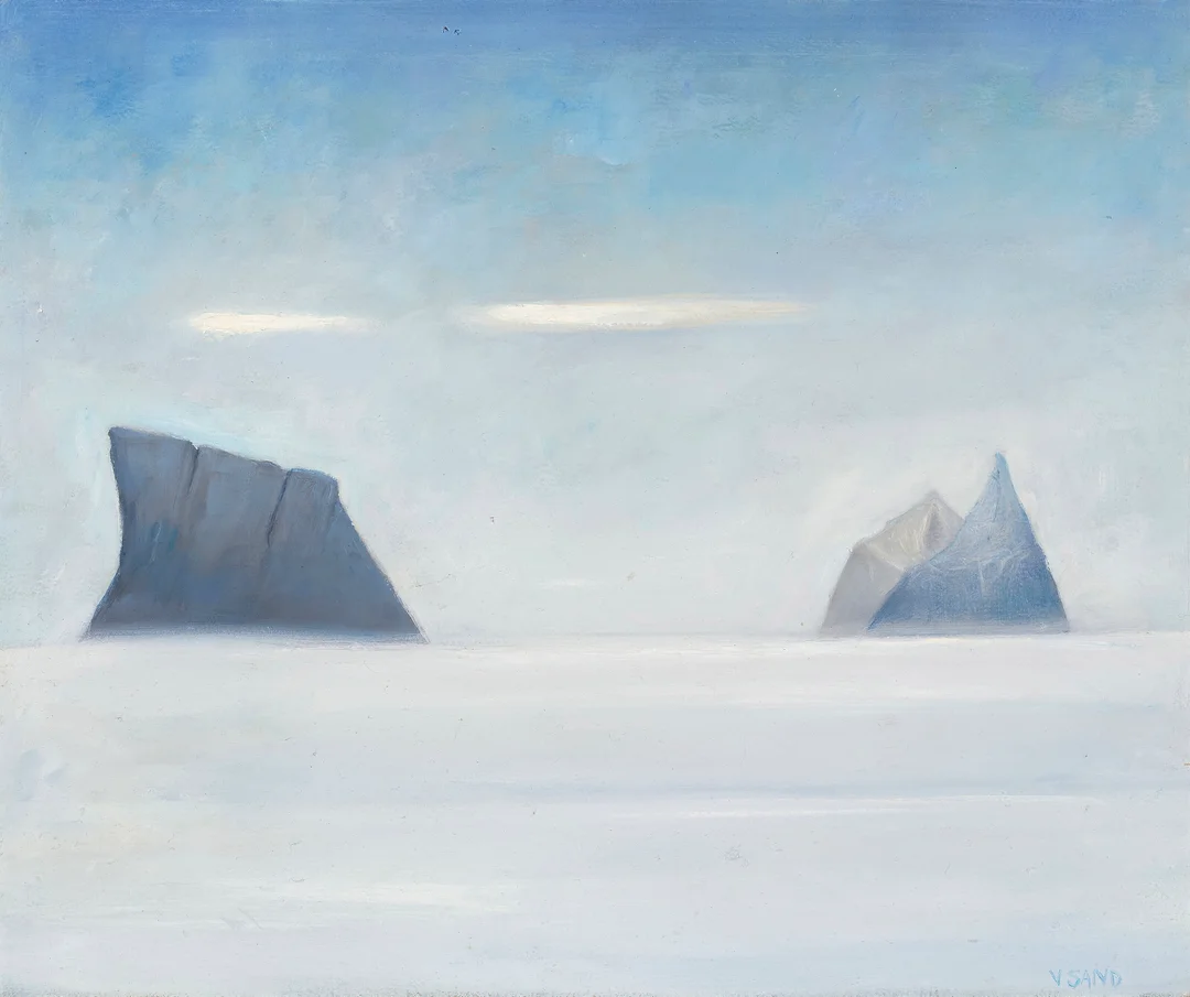 Sand, Vebjørn — På vei mot Arnesteinen, 1994 — Kunst/Maleri — Blomqvist