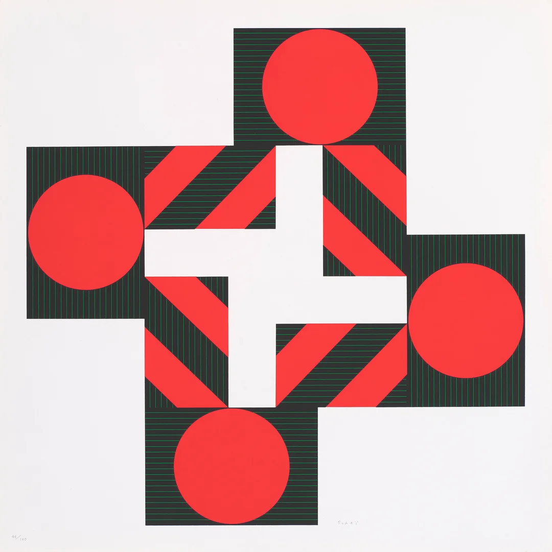 Sugaï, Kumi — "Crossing" 1978 — Kunst/Grafikk — Blomqvist