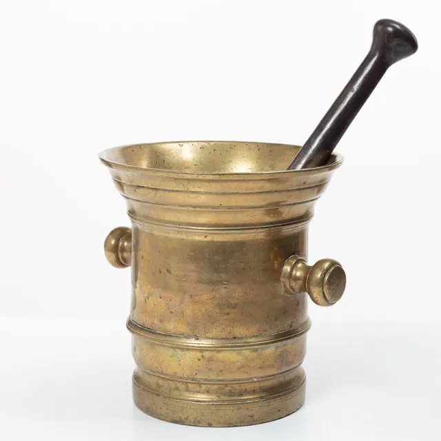 Mortel, brons, 1800-tal.