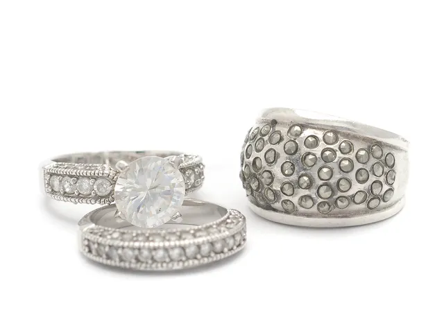 Ringar 3st silver Ø16¾-17¼ 15,3g