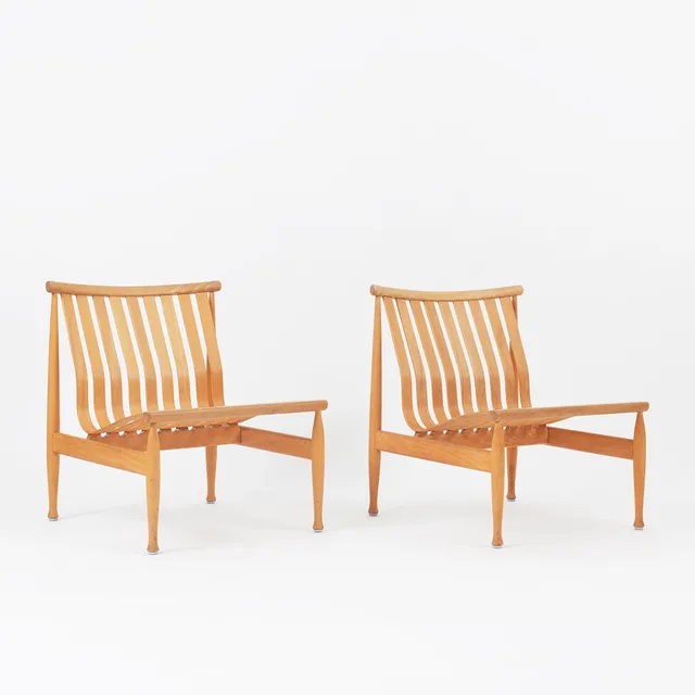HANS BRATTRUD. Fåtöljer, ett par, "Arktis", Hove Møbler, Norge, 1960-tal.