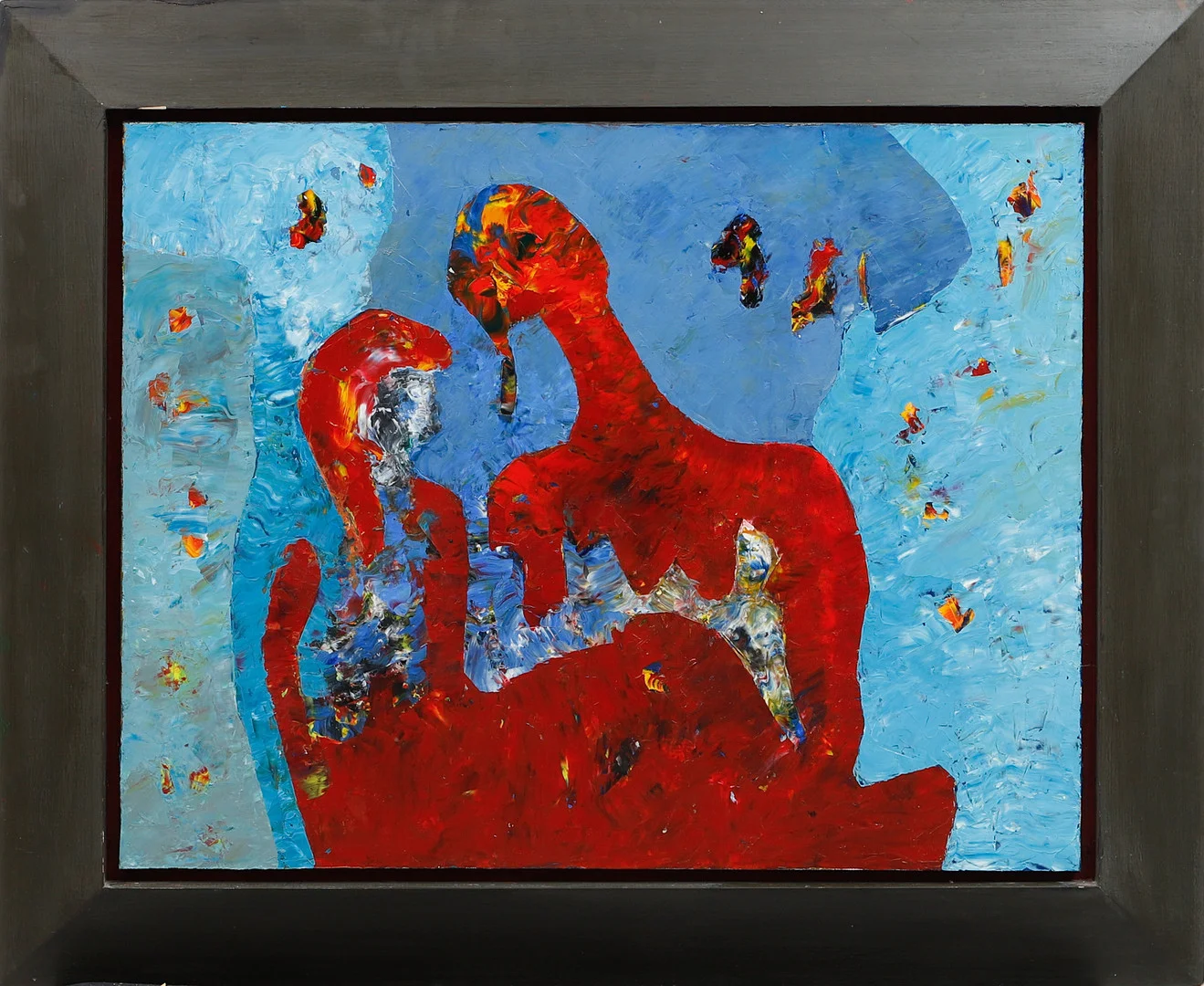 LAJOS FLESSER. Olja på duk, "Holliday in Bohuslän", signerad och daterad 1994 a tergo. — Paintings — Göteborgs Auktionsverk