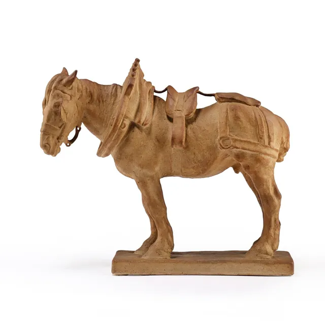 Dahl Jensen. Large stoneware workhorse figurine