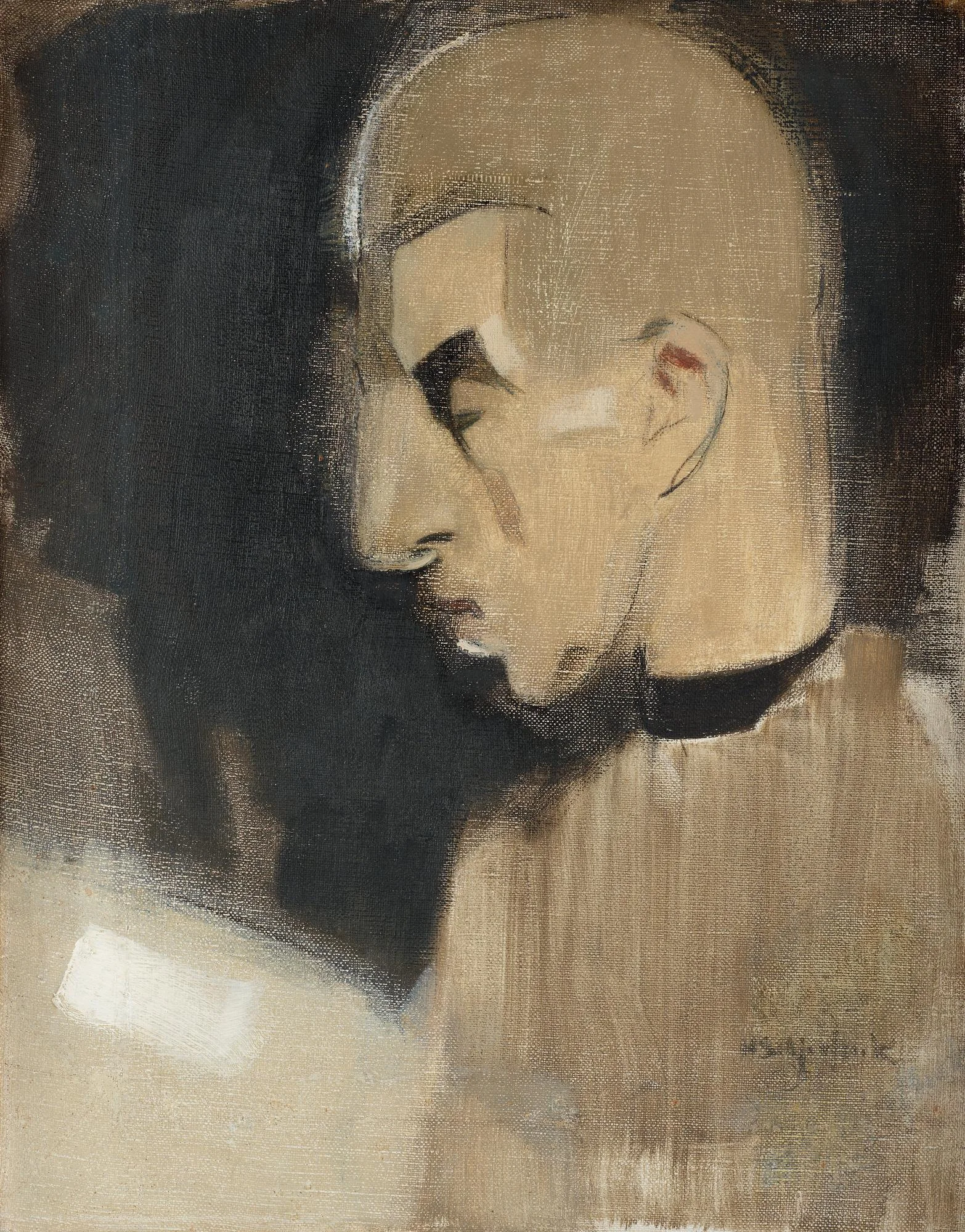 Helene Schjerfbeck, "Hyresvärden I". — Bukowskis