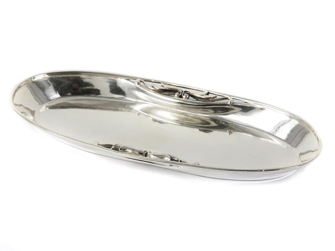 GEORG JENSEN, fat, mod 172, silver, Danmark 1925-1932, 16x7 cm, vikt 90,4 g. — Silver/Fat — Kaplans