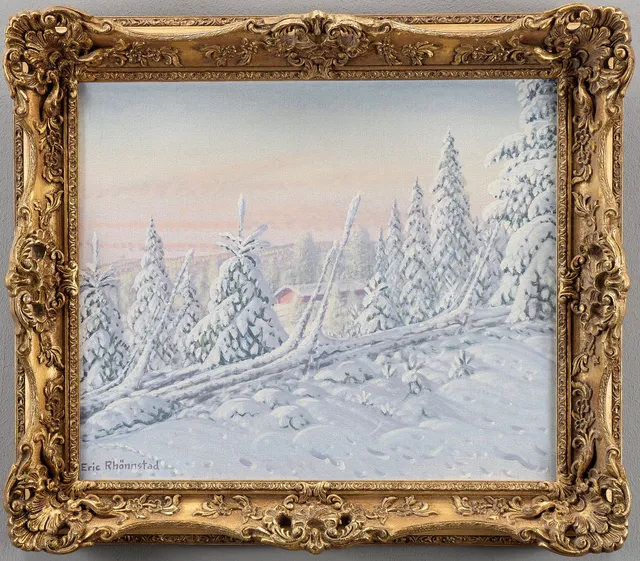 ERIC RHÖNNSTAD. Olja på duk, signerad.