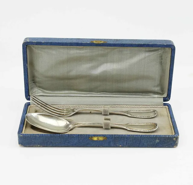 KUVERTSET, silver 950, Georges Falkenberg, Paris, Frankrike, verksam 1894-1928.