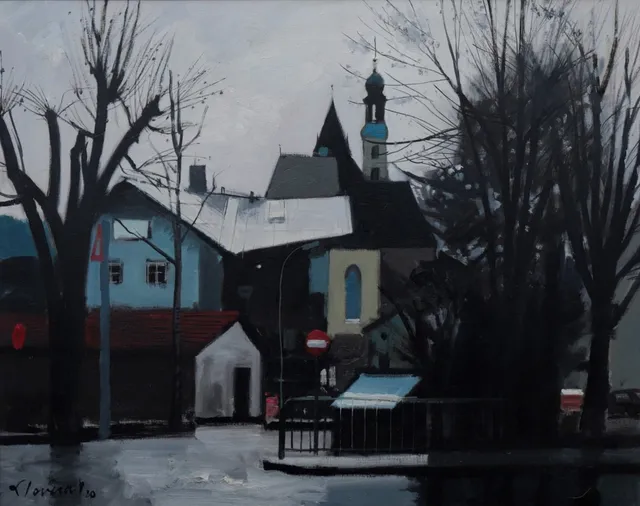 FREDERIC LLOVERAS. View of Kitzbühel, Austria.