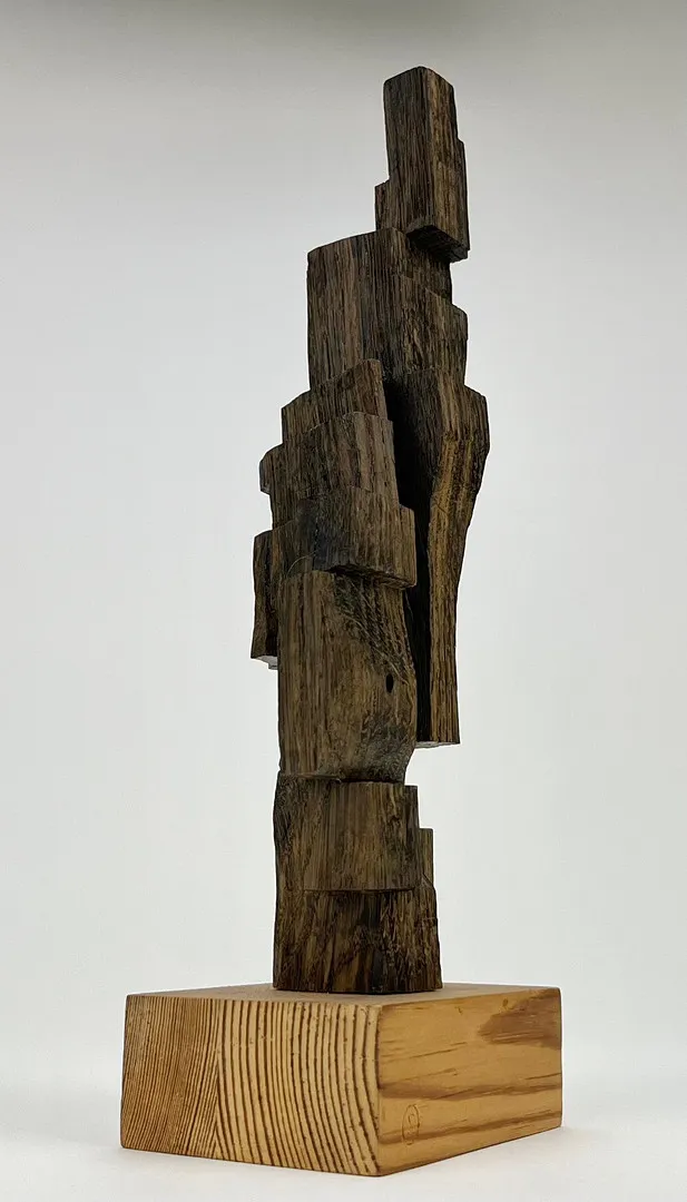 SVEN OLSSON. Skulptur, trä, signerad SO.