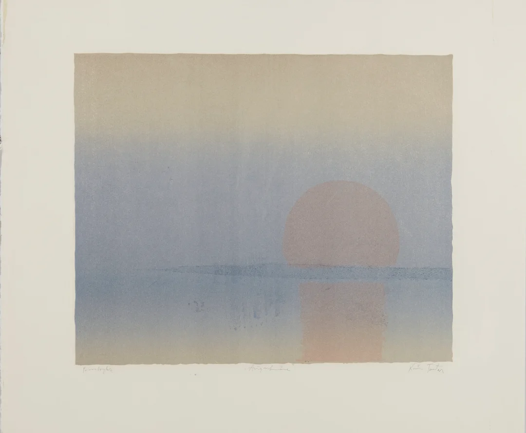 Tveter, Kåre — "Augustmåne" — Kunst/Grafikk — Blomqvist
