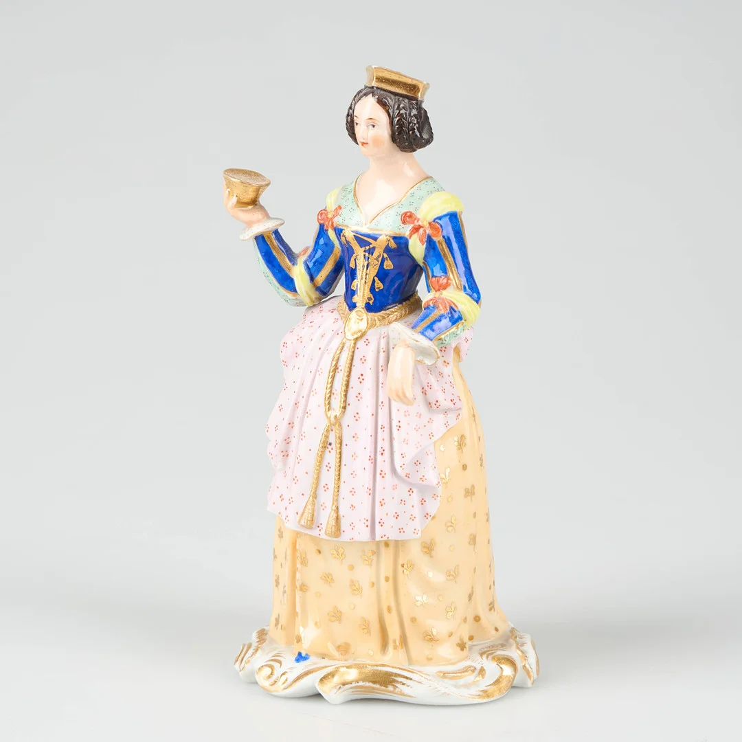 FIGURIN, Sitzendorfer Porzellanmanufaktur, Tyskland tidigt 1900-tal. — European — Stockholms Auktionsverk Helsinki