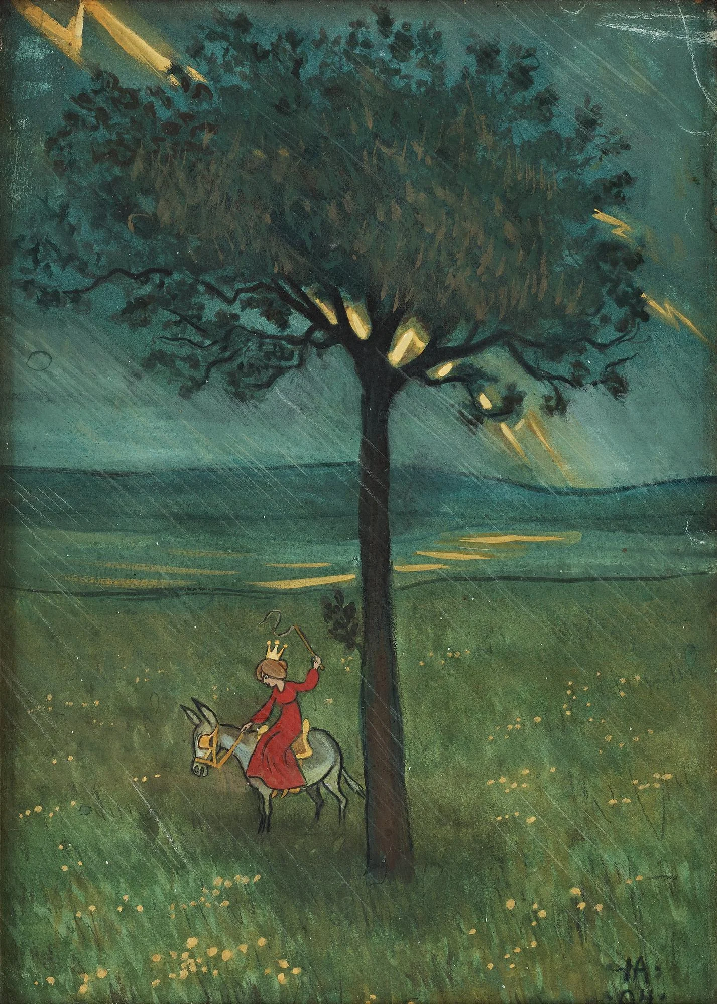 Ivar Arosenius, "En prinsessa". — Bukowskis