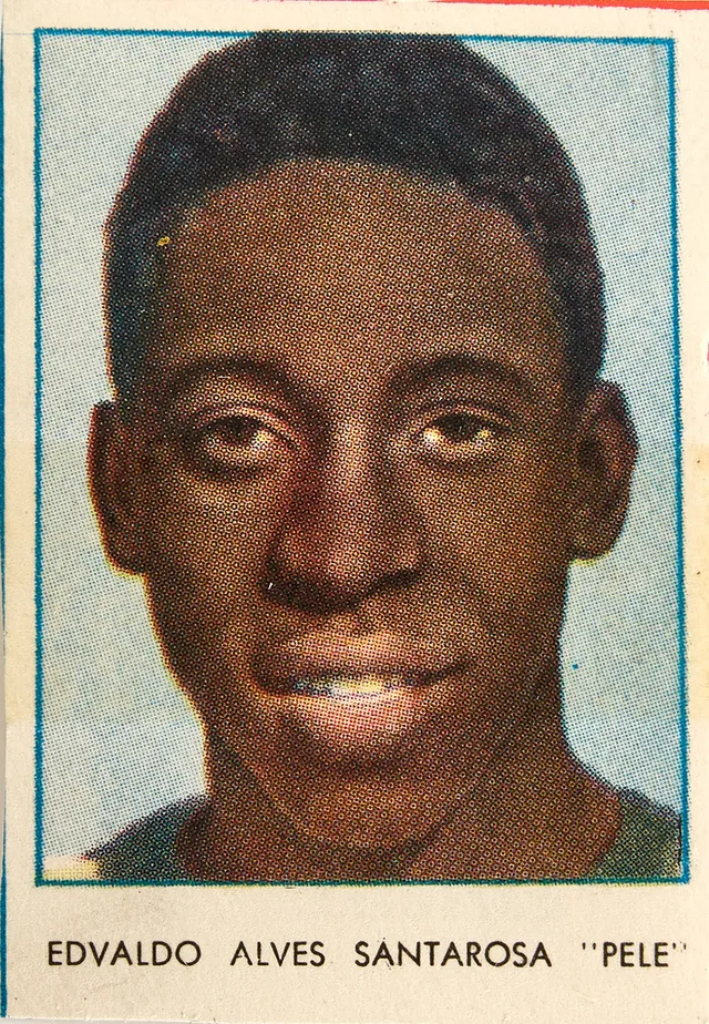 PELÉ, VM-58, delvis urklipp från Rekordmagasinet, VM spelare från Brasilien och Sverige mm, 43 st.