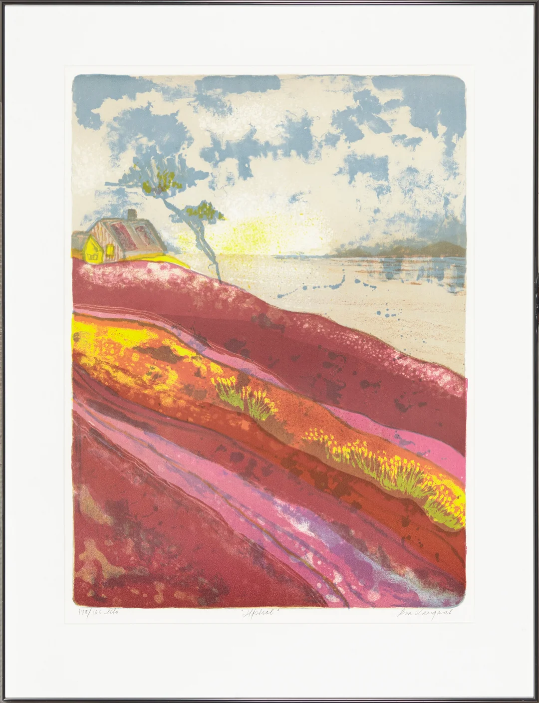 Langaas, Eva — "Høstsol" — Kunst/Grafikk — Blomqvist