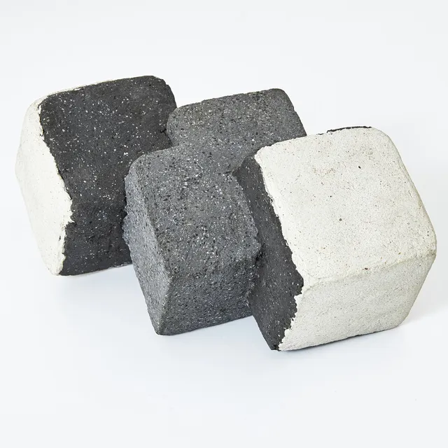 GERT MARCUS. "Kuber-vit, grått, svart".