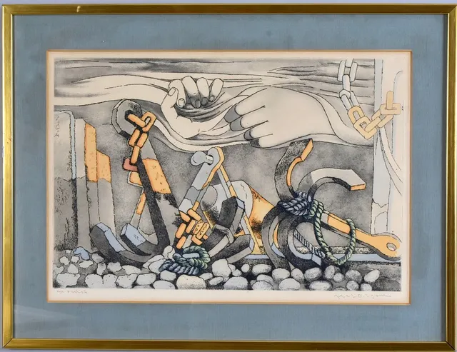 AXEL OLSON. Färgetsning.