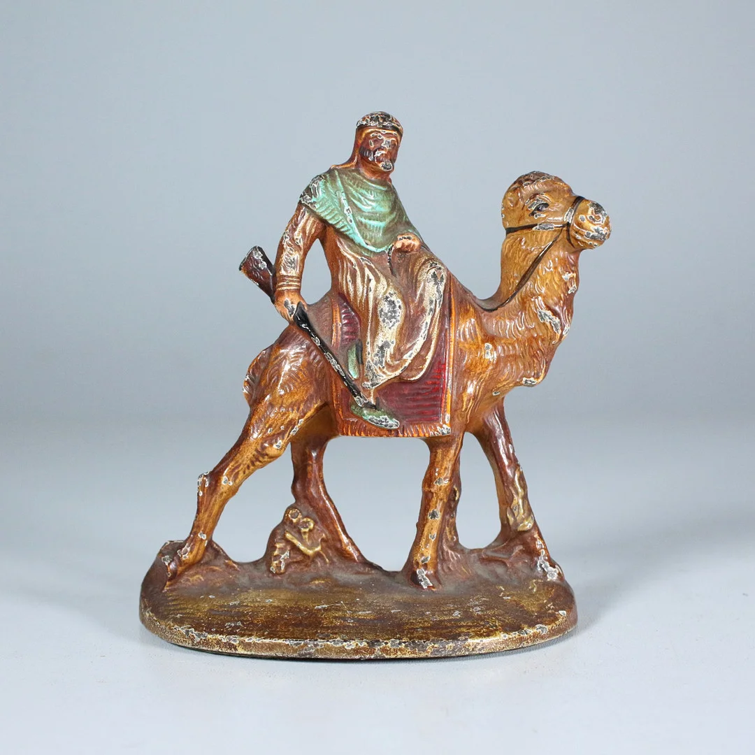 'Araber auf Kamel', Wiener Bronze. — Sculptures & Bronzes — Stockholms Auktionsverk Düsseldorf/Neuss