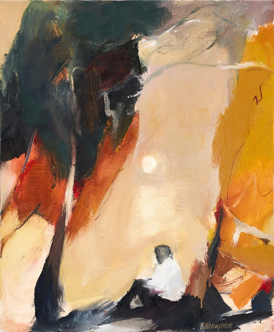 BERNDT WENNSTRÖM (född 1945), Semester, "Soluppgång", signerad, olja på duk. — Paintings — Crafoord Auktioner Stockholm