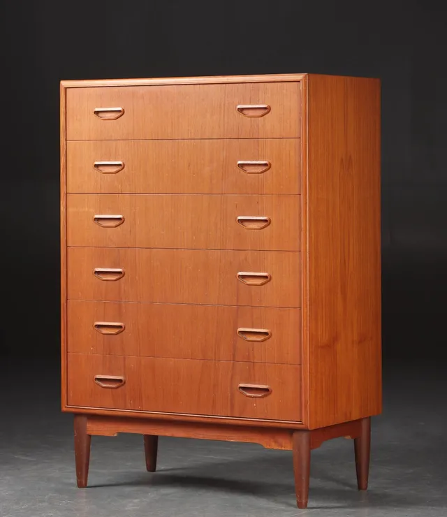 Kommode af teak, 1960'erne