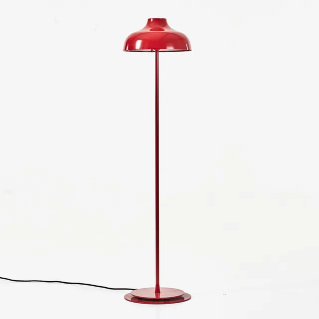 NICLAS HOFLIN. Golvlampa, "Bolero", Rubn Lighting, rödlackerad, etikettmärkt.