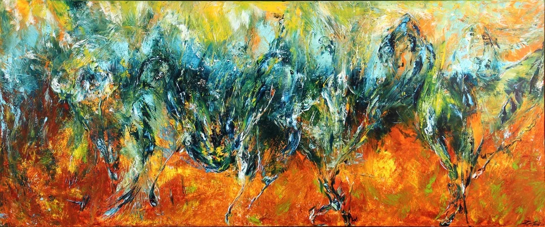 Per Eli. Komposition — Paintings and sculptures/Modern pictorial arts — Lauritz