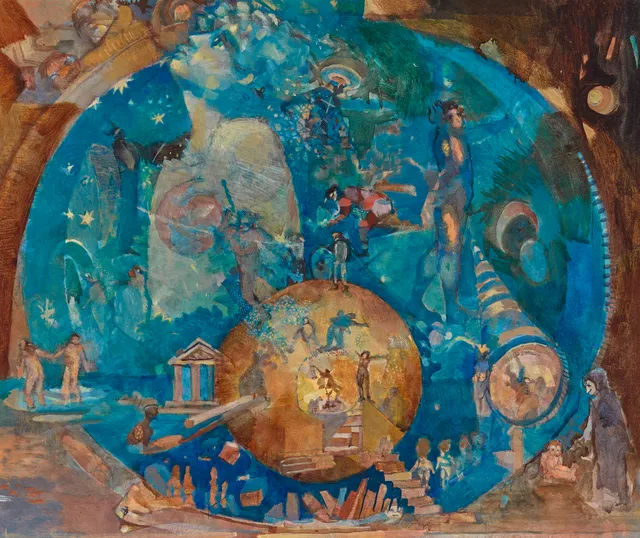 Jørgensen, Knut — Figurkomposisjon, 1988