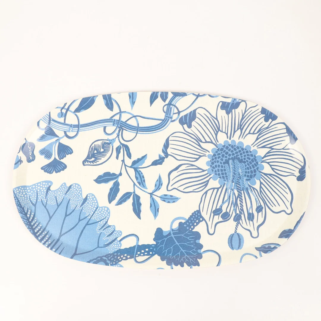 JOSEF FRANK. Bricka, "La Plata", laminat, Firma Svenskt Tenn, Stockholm. — Miscellaneous — Helsingborgs Auktionskammare