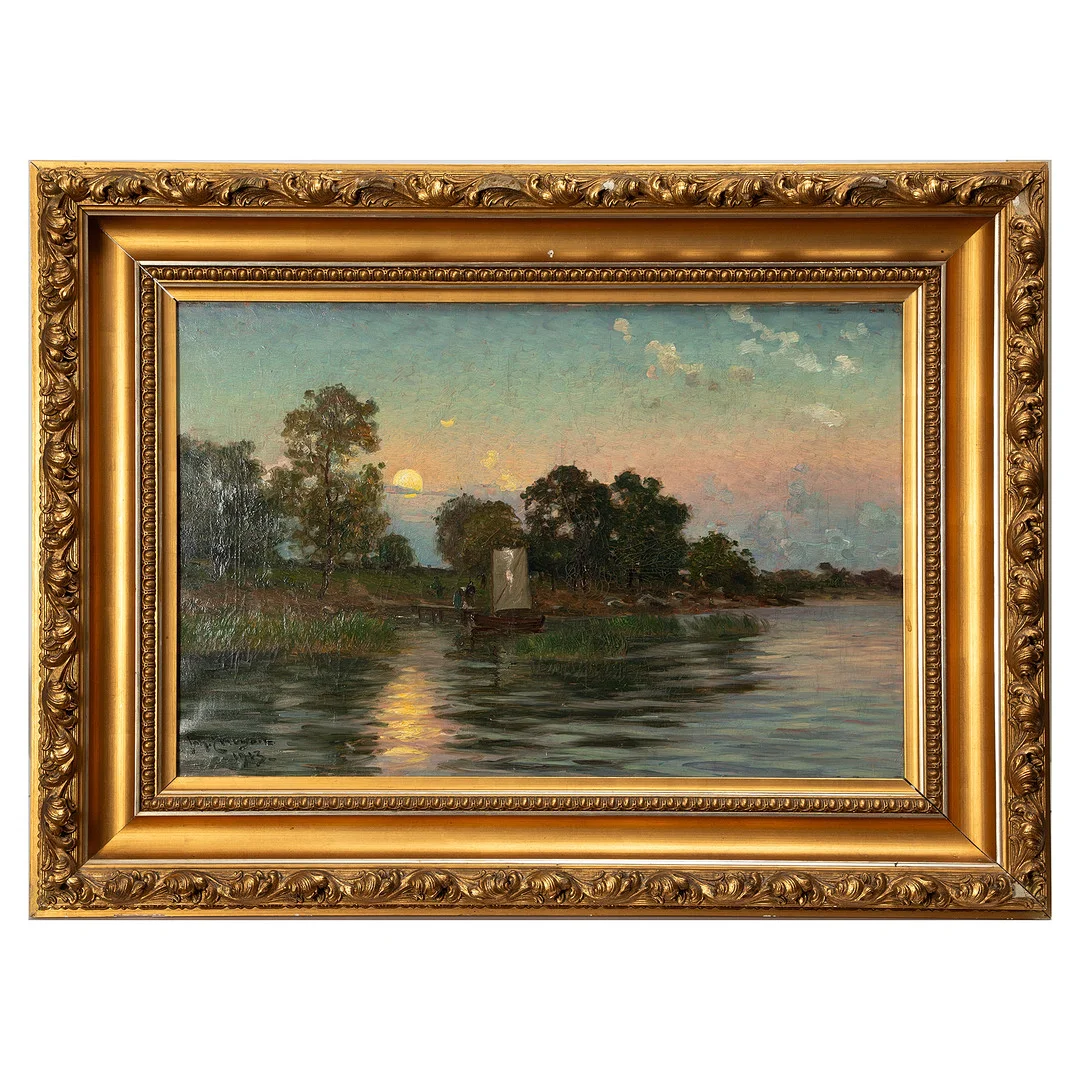 JOHAN ERICSON. Skymning. — Paintings — Stockholms Auktionsverk Göteborg