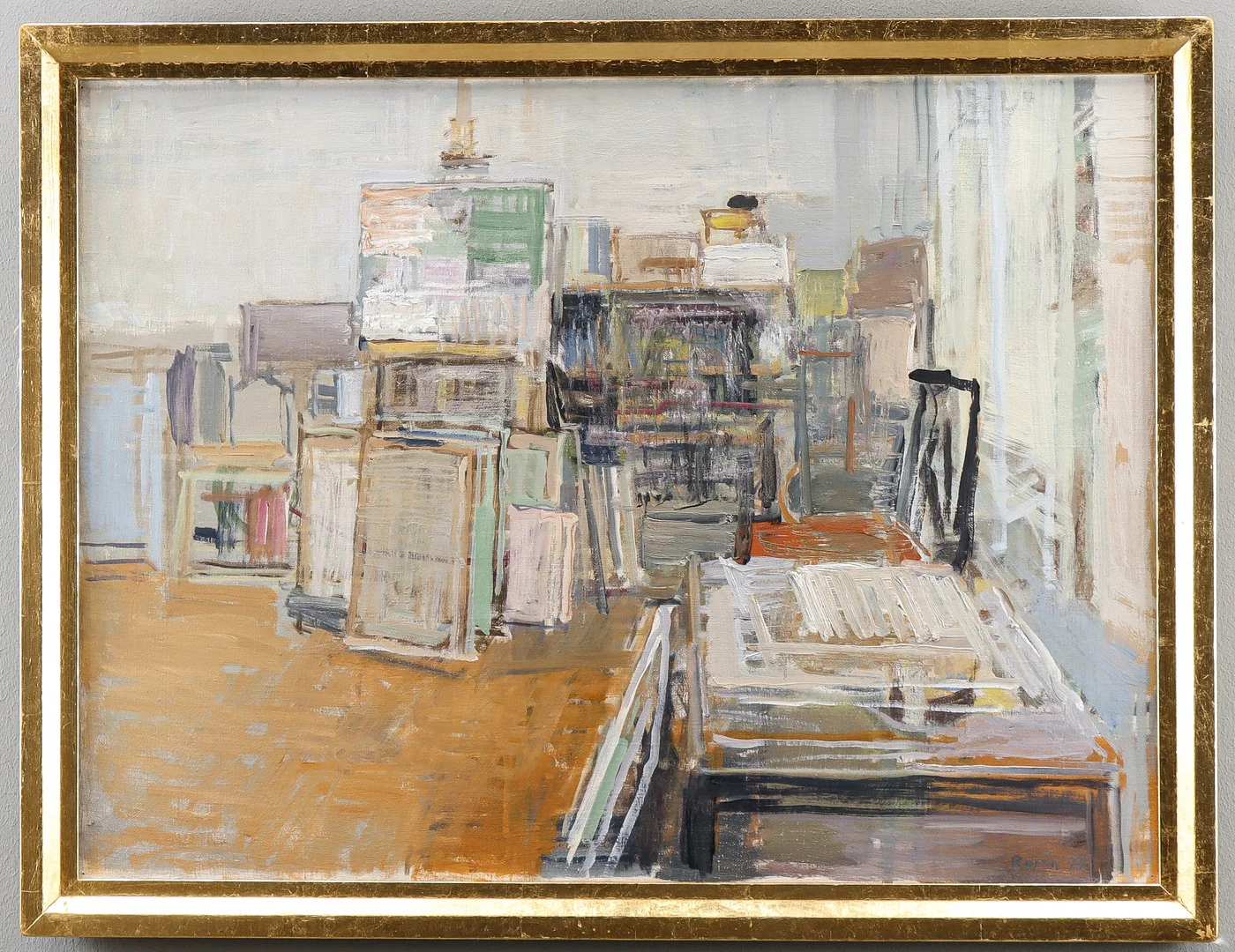 SVEN OLOF ROSÉN (1908-1982). "SOMMARATELJÉN II". — Paintings — Karlstad Hammarö Auktionsverk