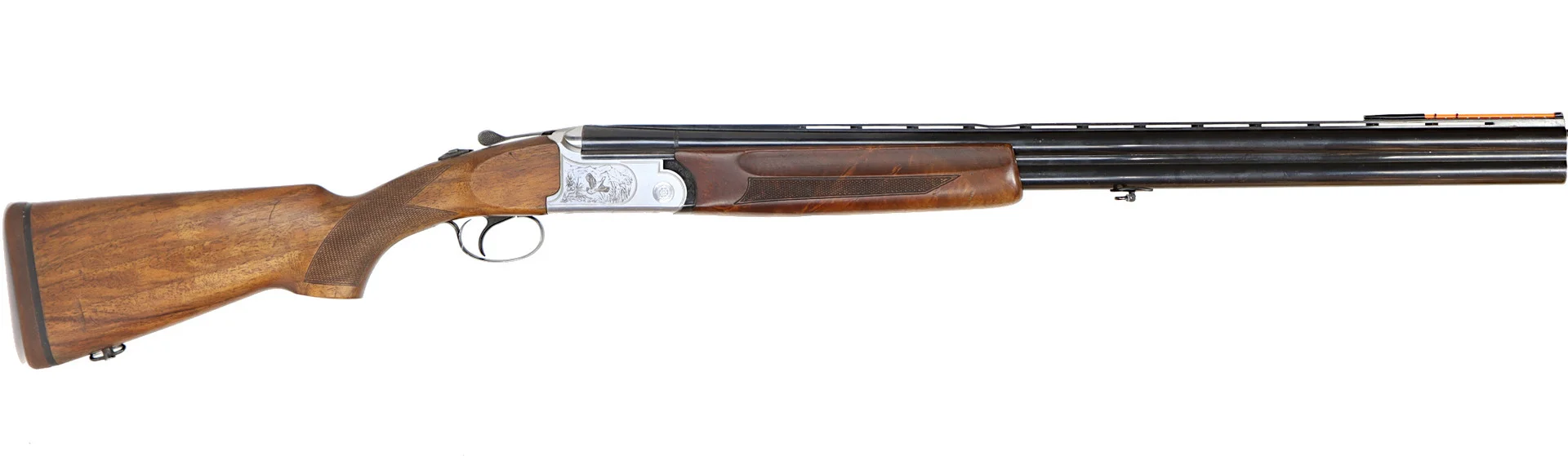 550. HAGELGEVÄR, italienskt, Enkelskott, fabrikat Husqvarna, modell 300, kaliber 12/76, tillv.nr 76084, se-nr begagnad. — Shotguns — Walter Borg