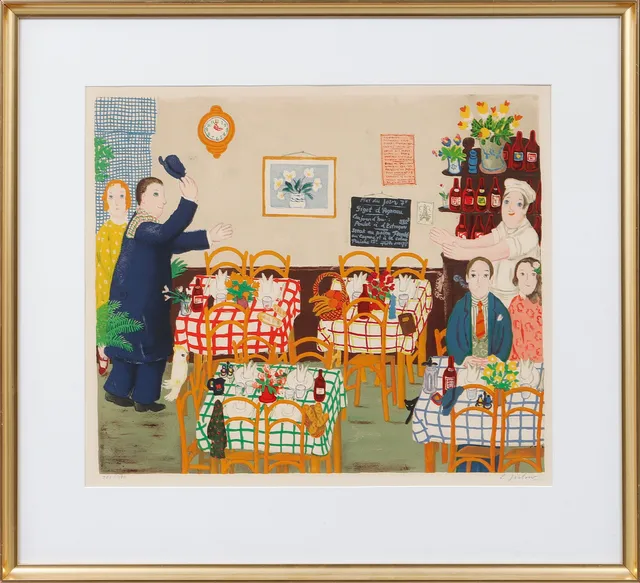 LENNART JIRLOW. Färglitografi, signerad samt numrerad 281/380.