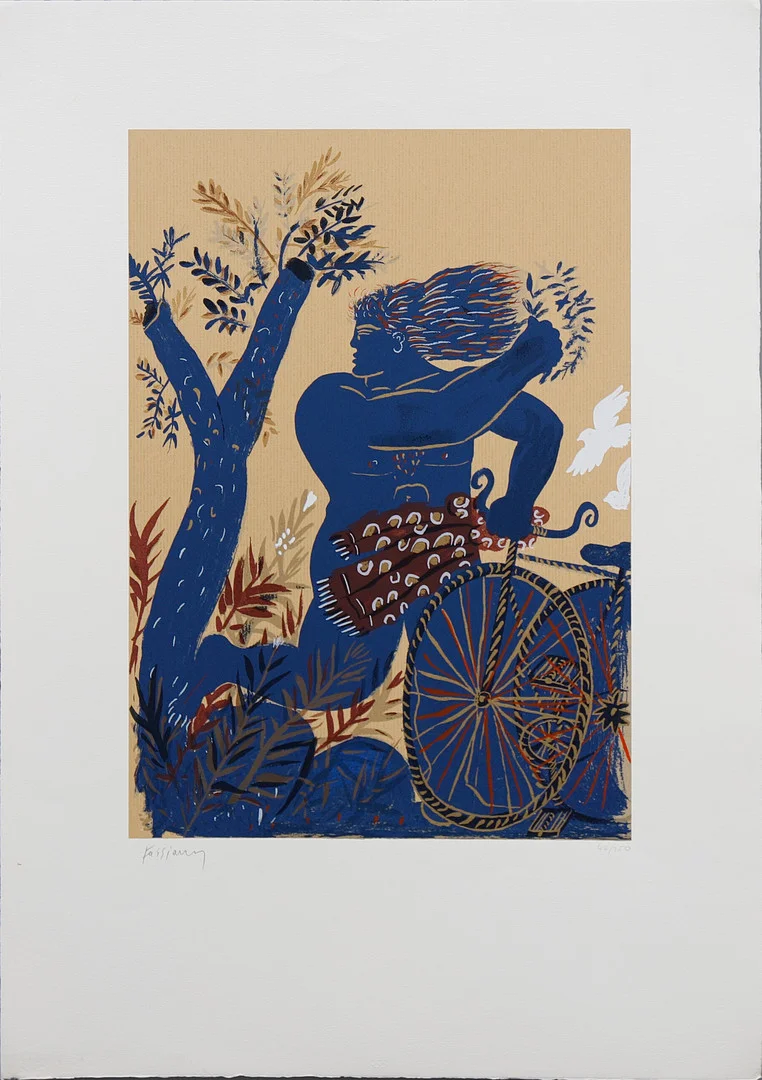 ALEXANDRE FASSIANOS. Untitled. — Engravings & Prints — Balclis