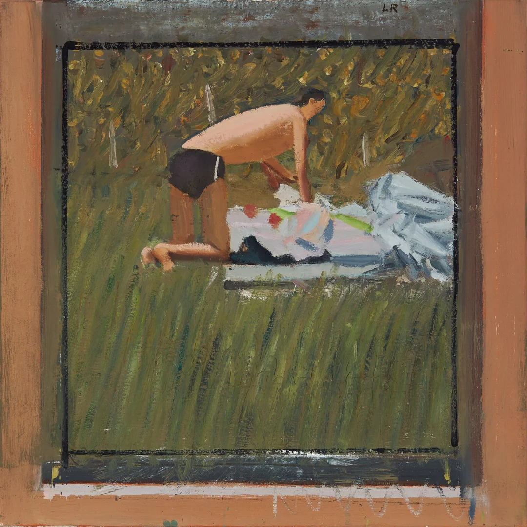 Rickhard, Leonard — "Pastoral scene" 1977 — Kunst/Maleri — Blomqvist