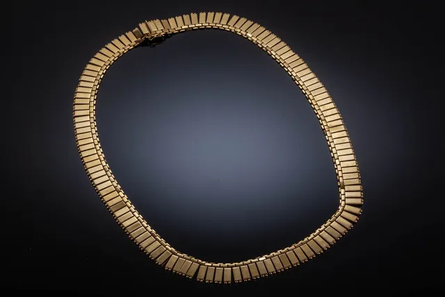 Italiensk guldhalskæde 18 kt. - 58,1 g.