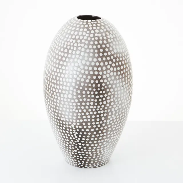 INGRID ATTERBERG. "Västkust", golvas, glaserat lergods, Uppsala Ekeby, monogramsignerad, tillverkad 1952-53.