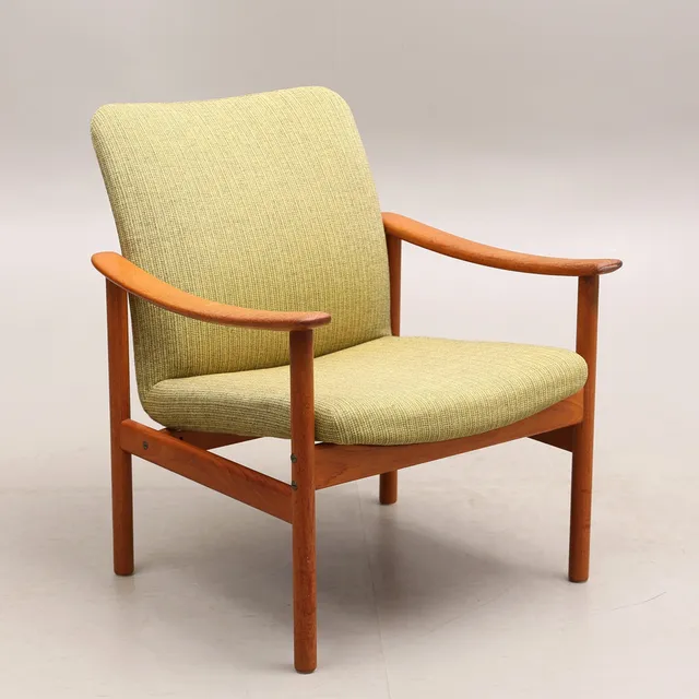 ALF  SVENSSON. Fåtölj, Ljungs industrier, Malmö, Dux, Bra Bohag, 1960-tal.