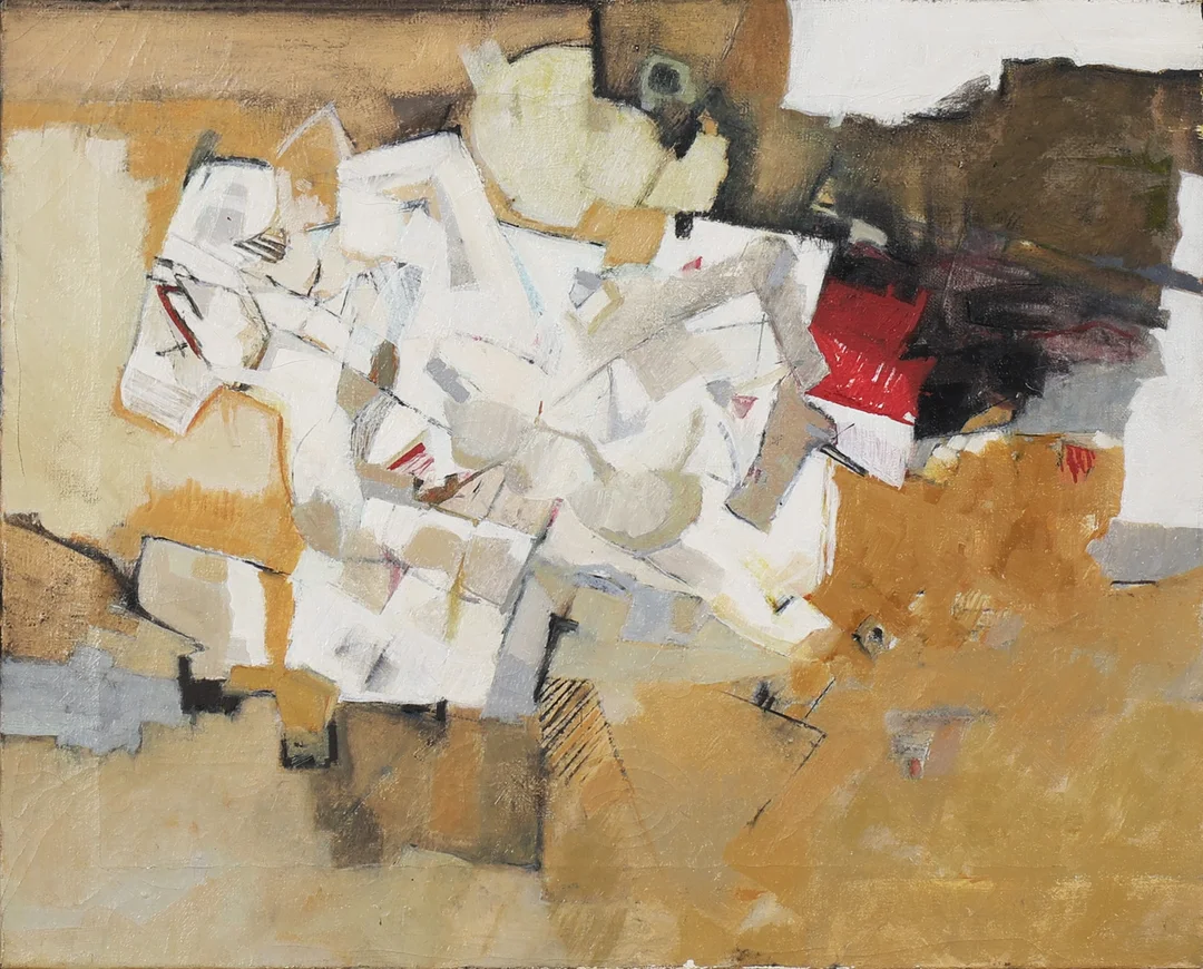 Søren Rosberg: Composition, acrylic on canvas (cd) — Paintings and sculptures/Modern pictorial arts — Lauritz