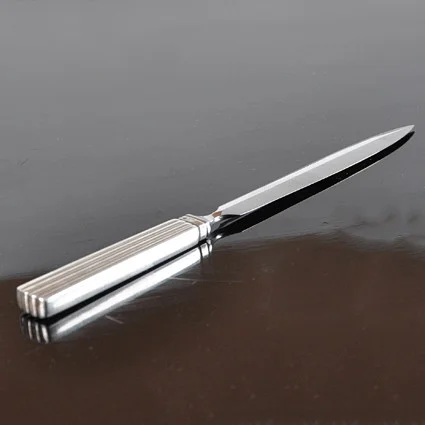 SIGVARD BERNADOTTE. Georg Jensen, brevkniv, silver, Köpenhamn efter 1945. — Silver — Laholms Auktionskammare