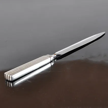 SIGVARD BERNADOTTE. Georg Jensen, brevkniv, silver, Köpenhamn efter 1945.