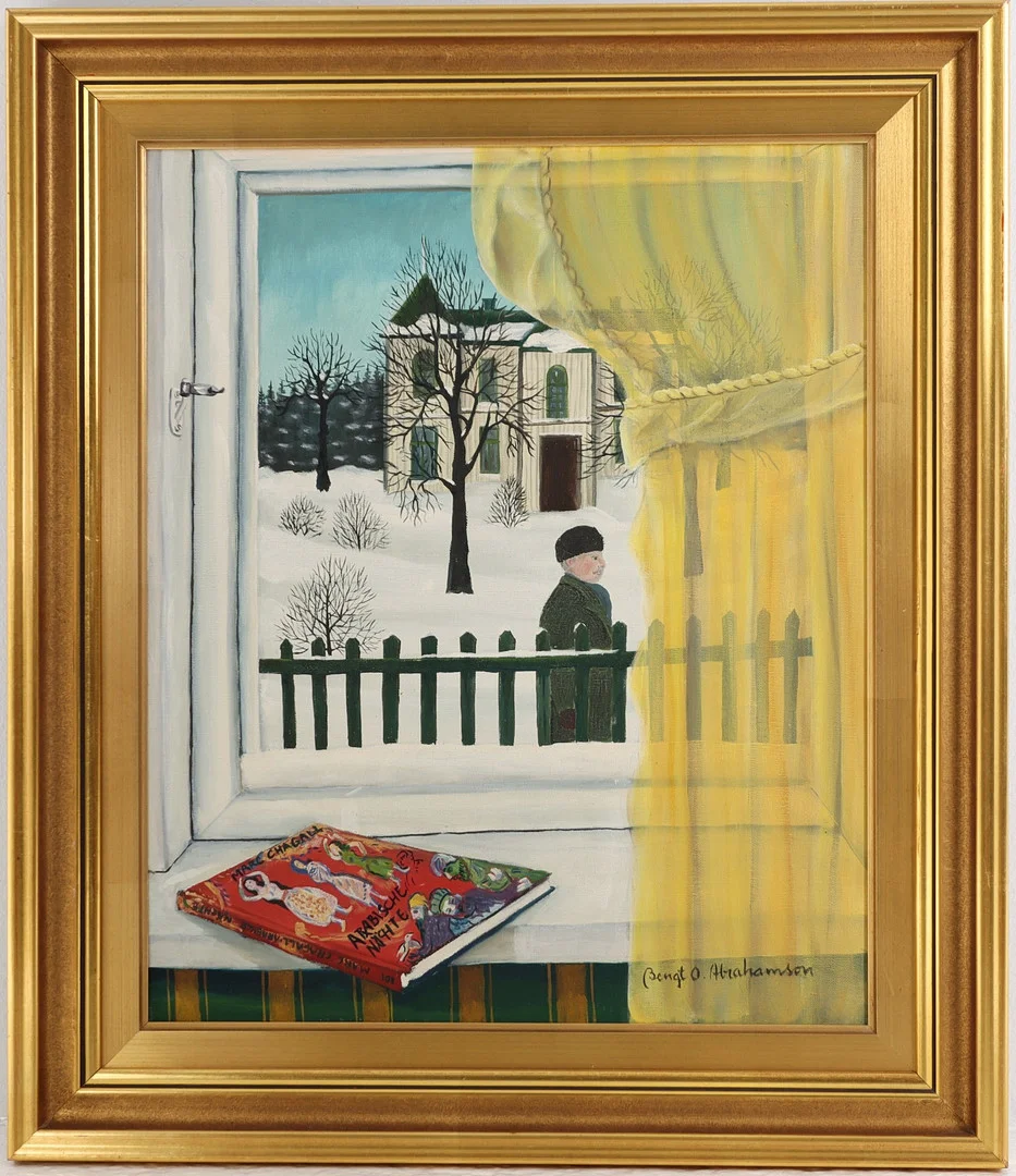 BENGT OLOV ABRAHAMSSON. 1924-1989. Olja på duk, signerad. — Paintings — Auktionsverket Engelholm