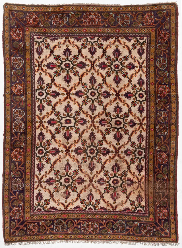 Matta antik Masulipatnam, Norra Indien, ca 402 x 333 cm.
