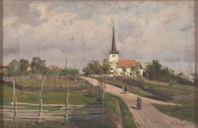 Borgen, Fredrik — Norderhov kirke, 1881